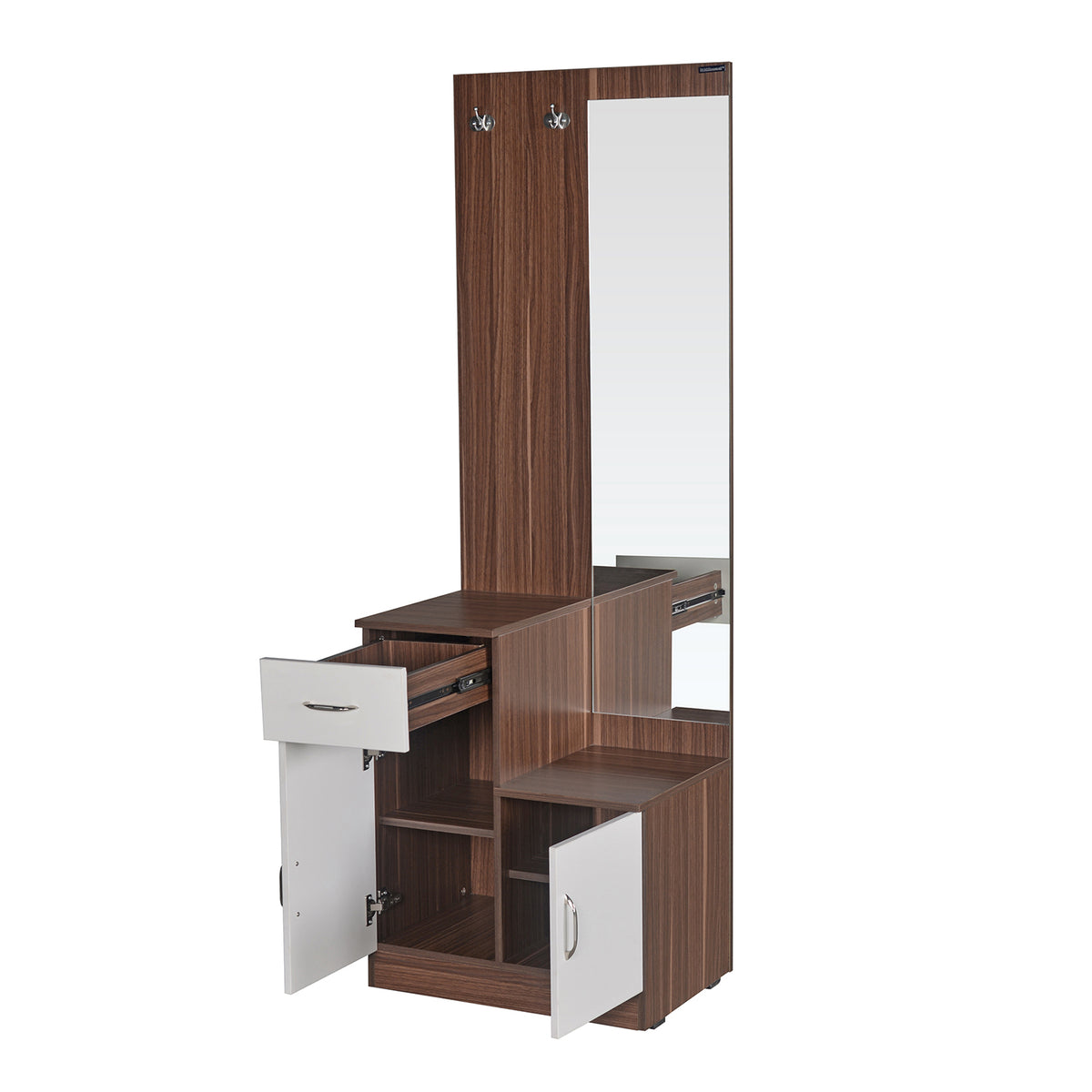 Buy Nilkamal Erwin Dressing Table (Walnut / White) Online in India