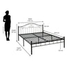 Nilkamal Esca Neo Double Bed (Black)