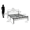 Nilkamal Esca Neo Double Bed (Black)