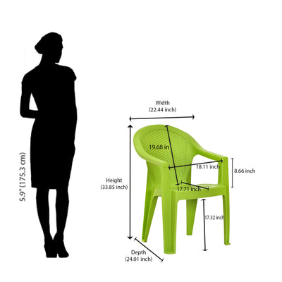 Nilkamal Comfy Plastic Arm Chair