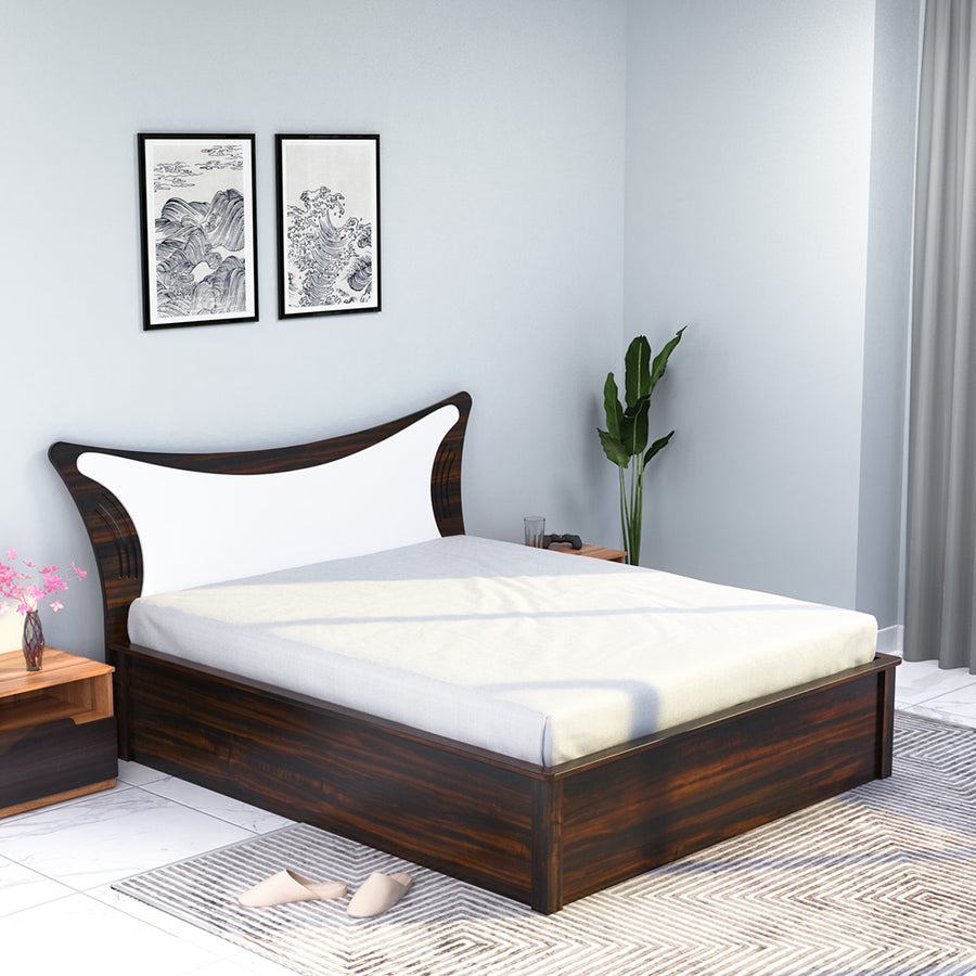 Nilkamal Estana Queen Bed With Storage (Brown)