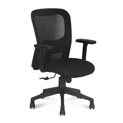 Nilkamal Ethen Mid Back Office Chair (Black)