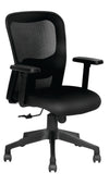 Nilkamal Ethen Mid Back Office Chair (Black)