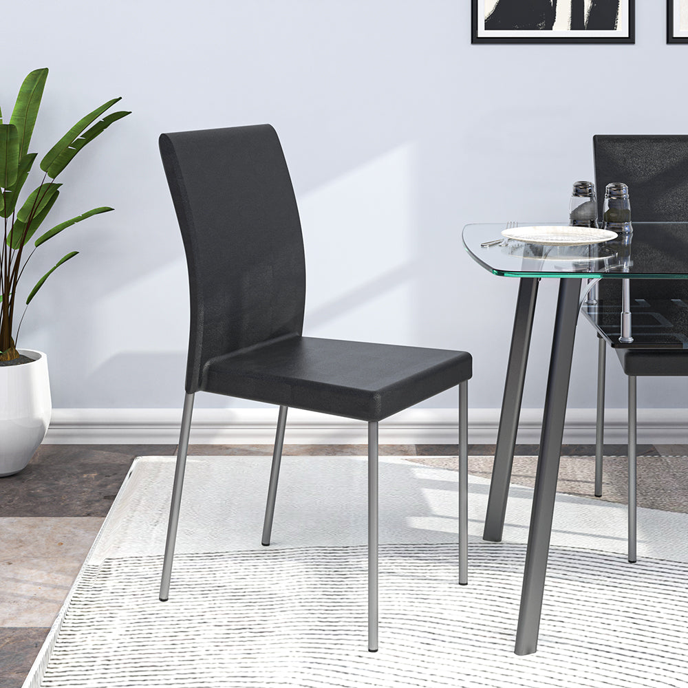 Nilkamal Evita Dining Chair (Black)