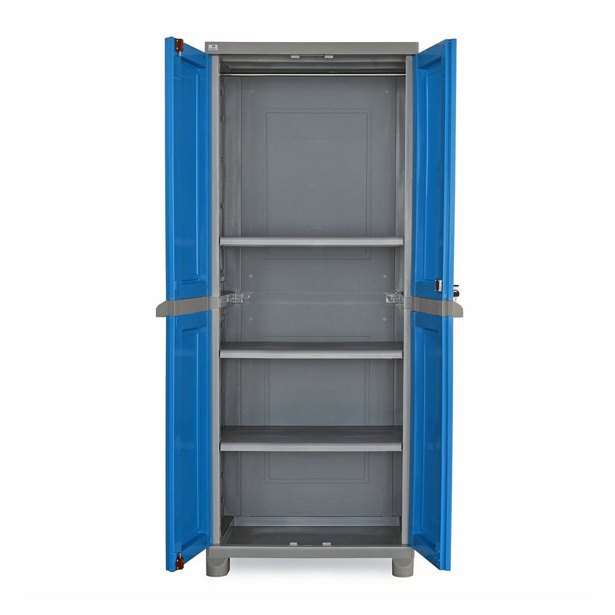 Nilkamal Freedom Big 1 (FB1) Plastic Storage Cabinet (Deep Blue and Grey)