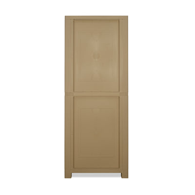 Nilkamal Freedom Big 6 (FB 6) Plastic Storage Cabinet (Ratan Dark Beige / New Cream)