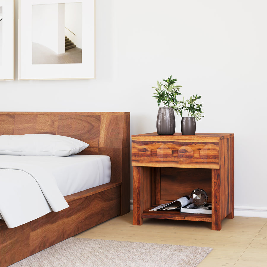 Nilkamal Hulk Night Stand (Walnut)