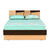 Nilkamal Floret Queen Bed with Storage (Bovrian Beach)