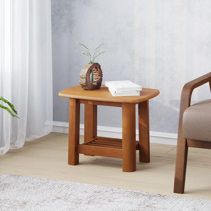 Nilkamal Elena Solid Wood Side Table (New Wenge)