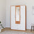 Nilkamal Eternal 3 Door Wardrobe with Mirror (Teak Finish)