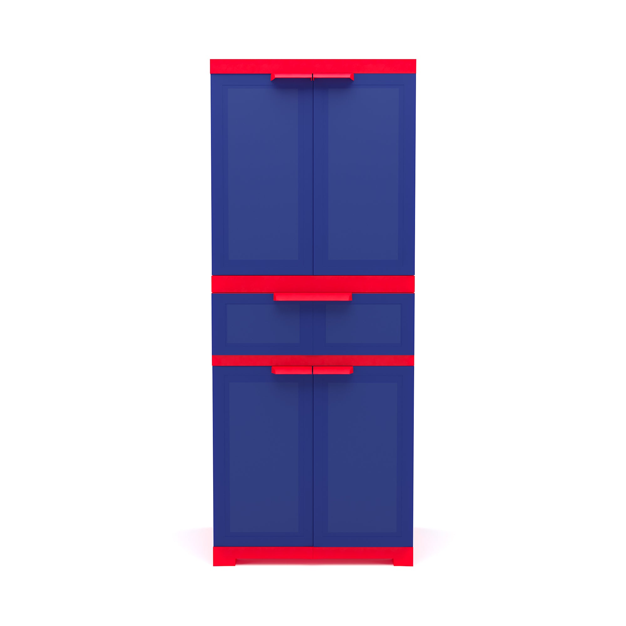 Nilkamal Freedom with 1 Drawer (Pepsi Blue / Bright Red / Yellow)