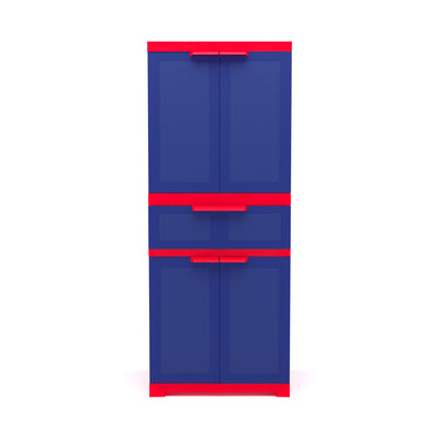 Nilkamal Freedom with 1 Drawer (Pepsi Blue / Bright Red / Yellow)