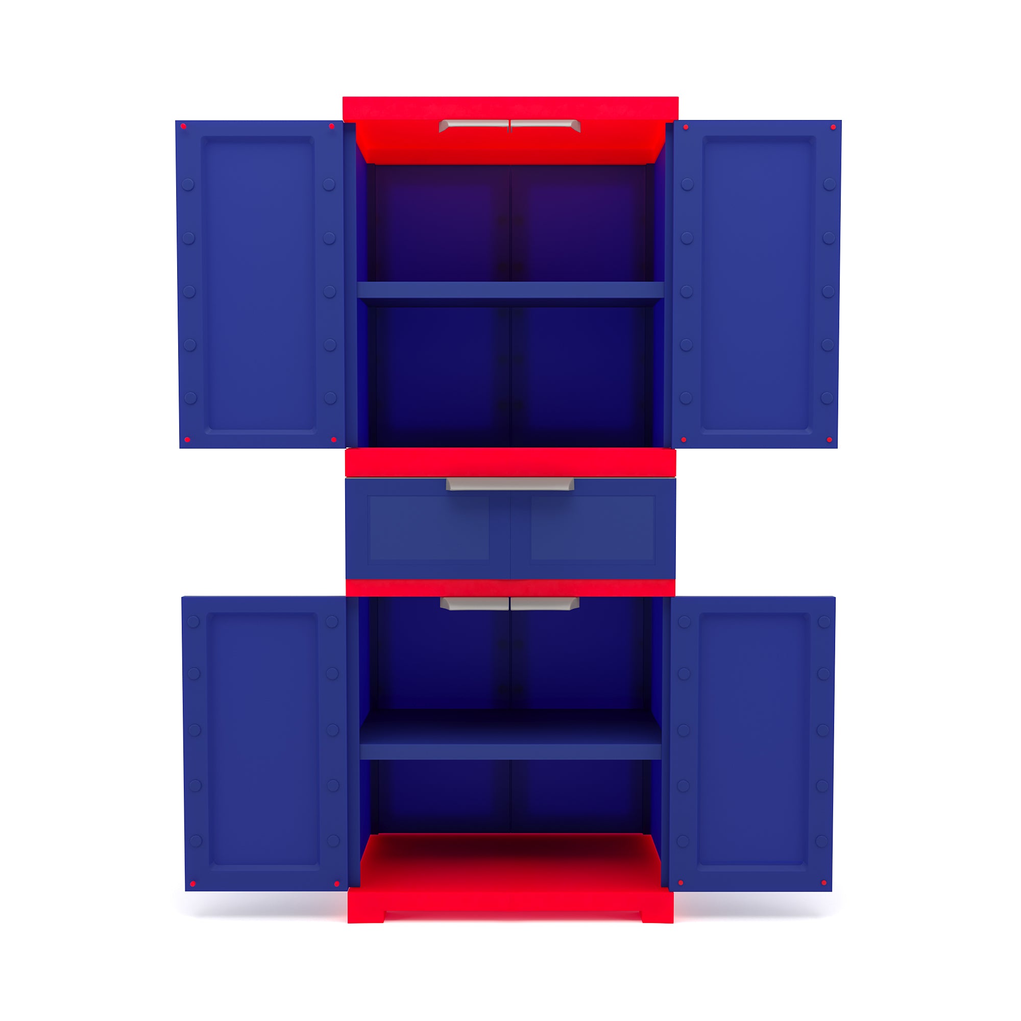 Nilkamal Freedom with 1 Drawer (Pepsi Blue / Bright Red / Yellow)