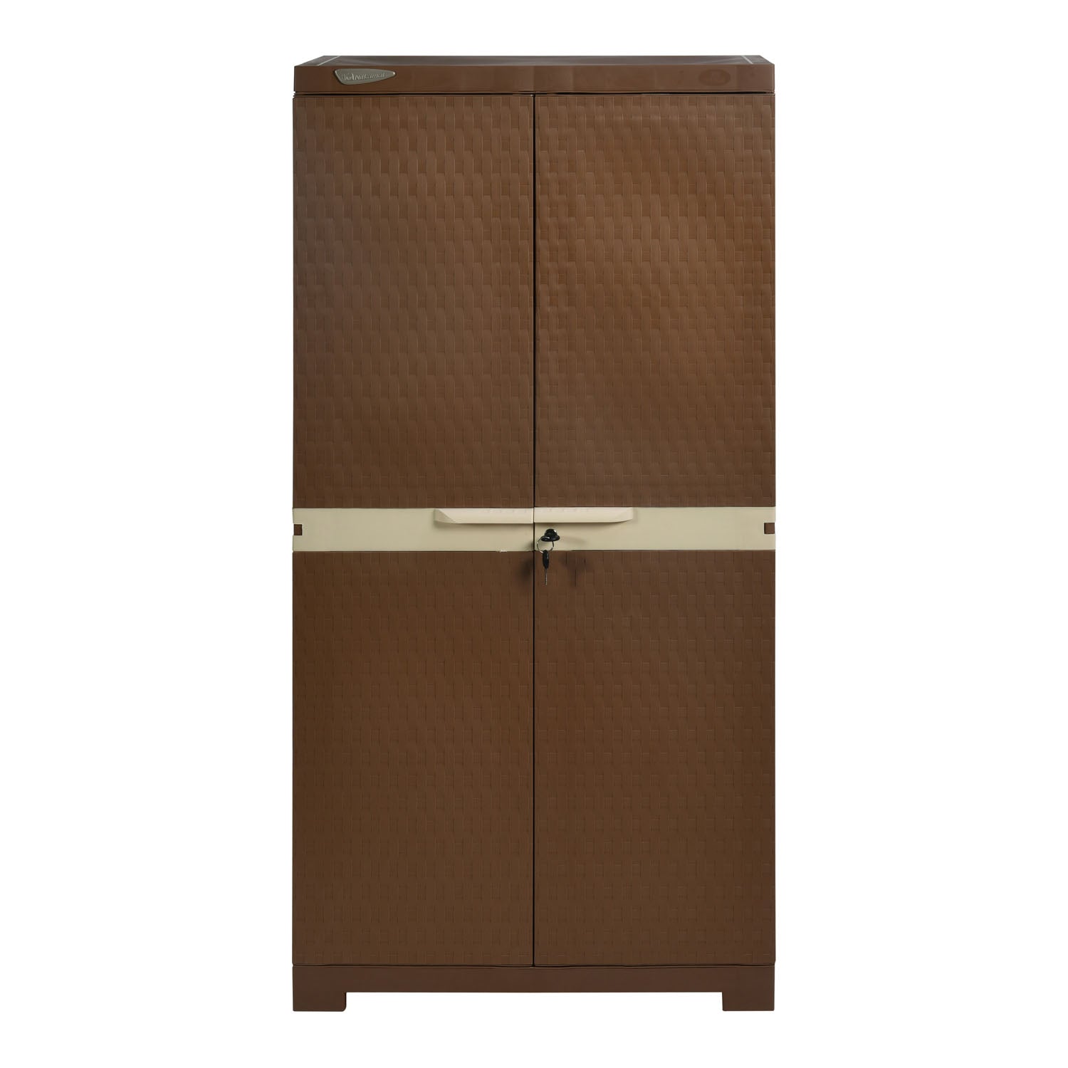 Nilkamal Freedom Mini Medium Cabinet (FMM) (Rust Brown / New Cream)
