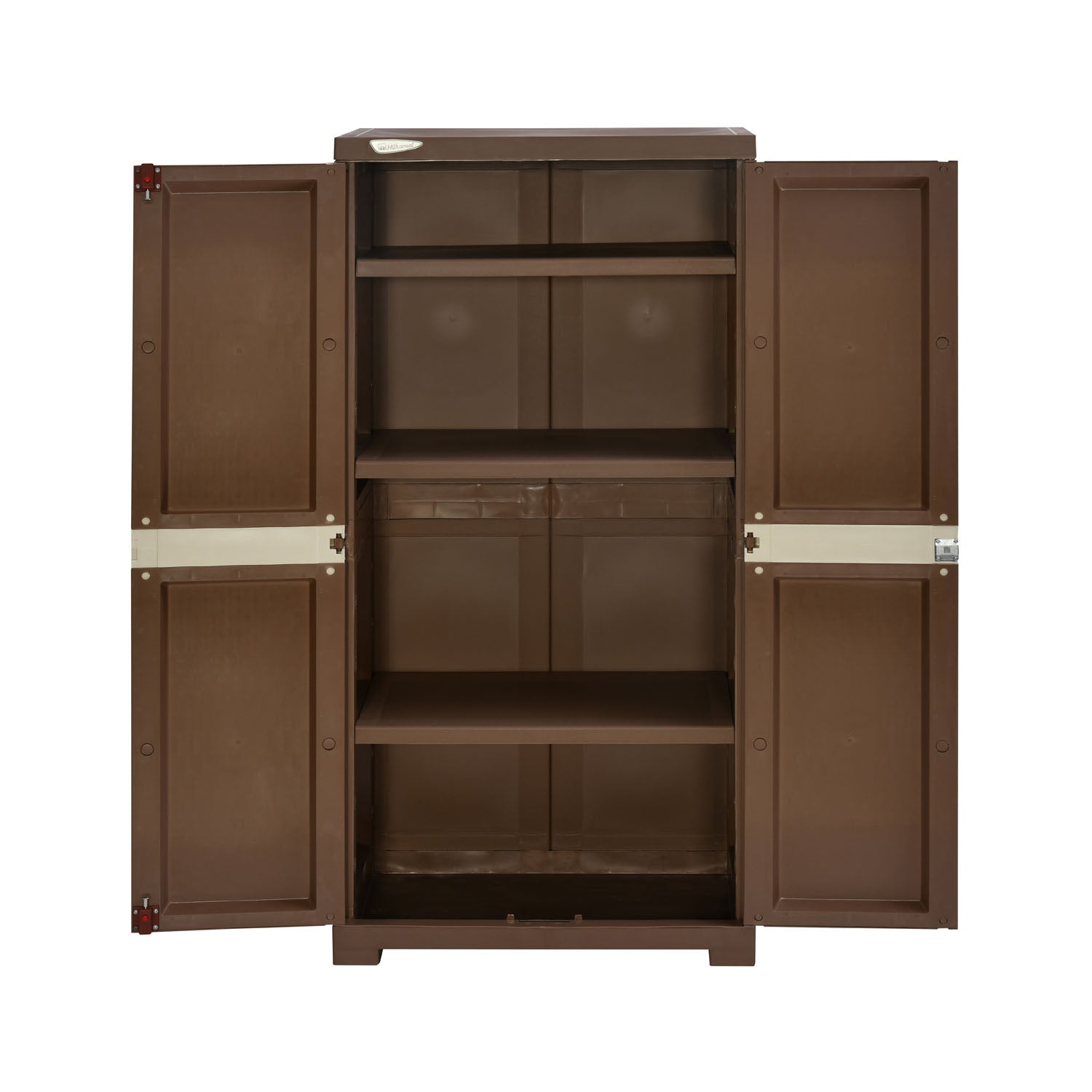Nilkamal Freedom Mini Medium Cabinet (FMM) (Rust Brown / New Cream)