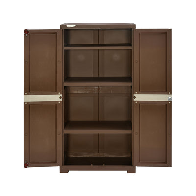 Nilkamal Freedom Mini Medium Cabinet (FMM) (Rust Brown / New Cream)