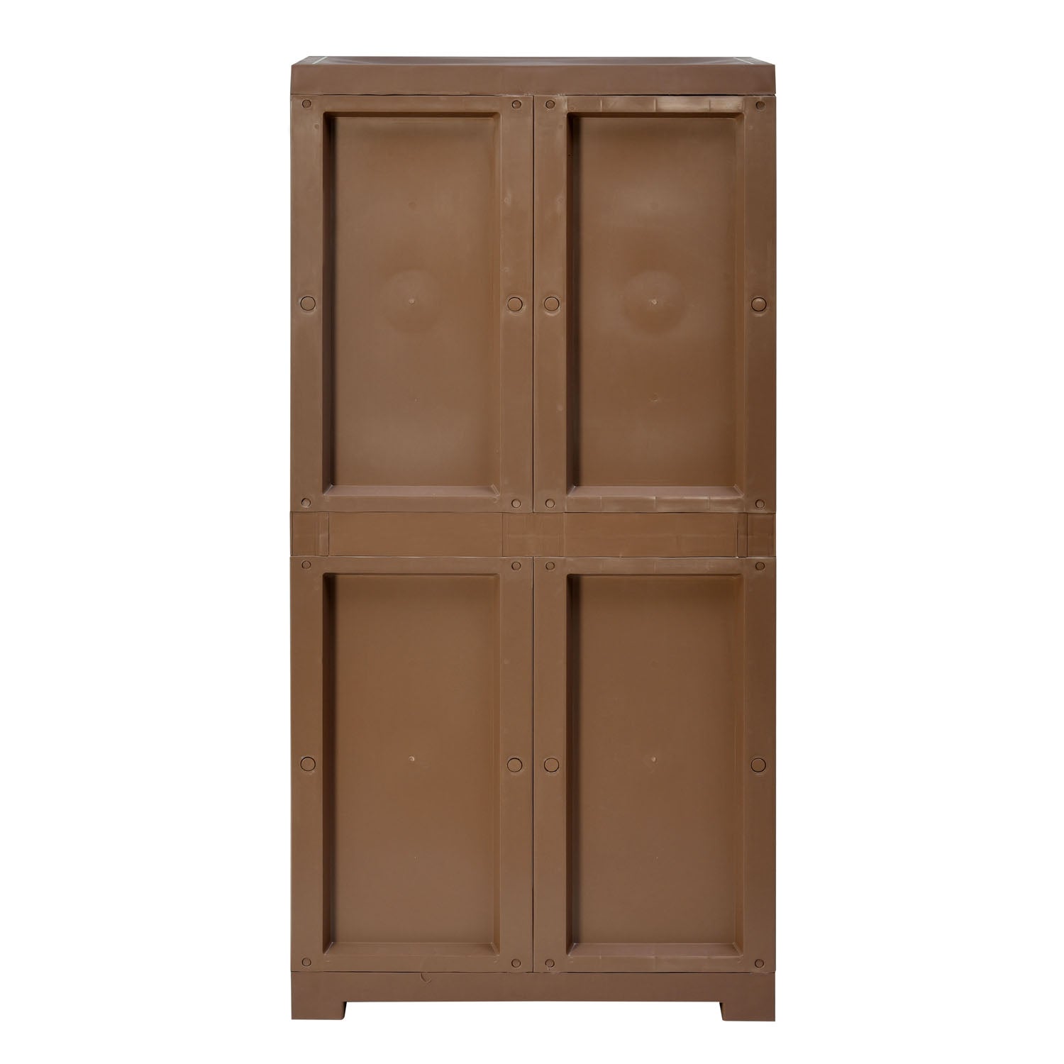 Nilkamal Freedom Mini Medium Cabinet (FMM) (Rust Brown / New Cream)