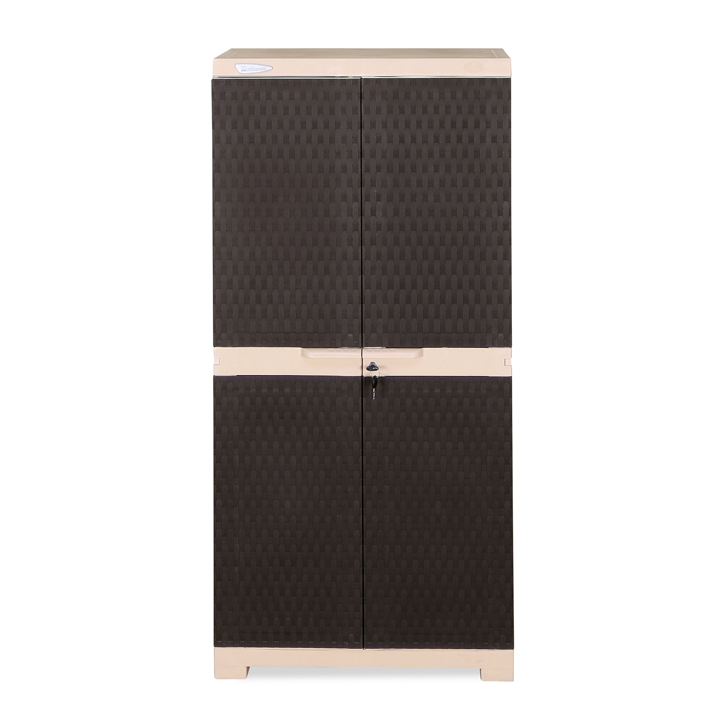 Nilkamal Freedom Mini Medium (FMM) Cabinet (Weather Brown / Biscuit)