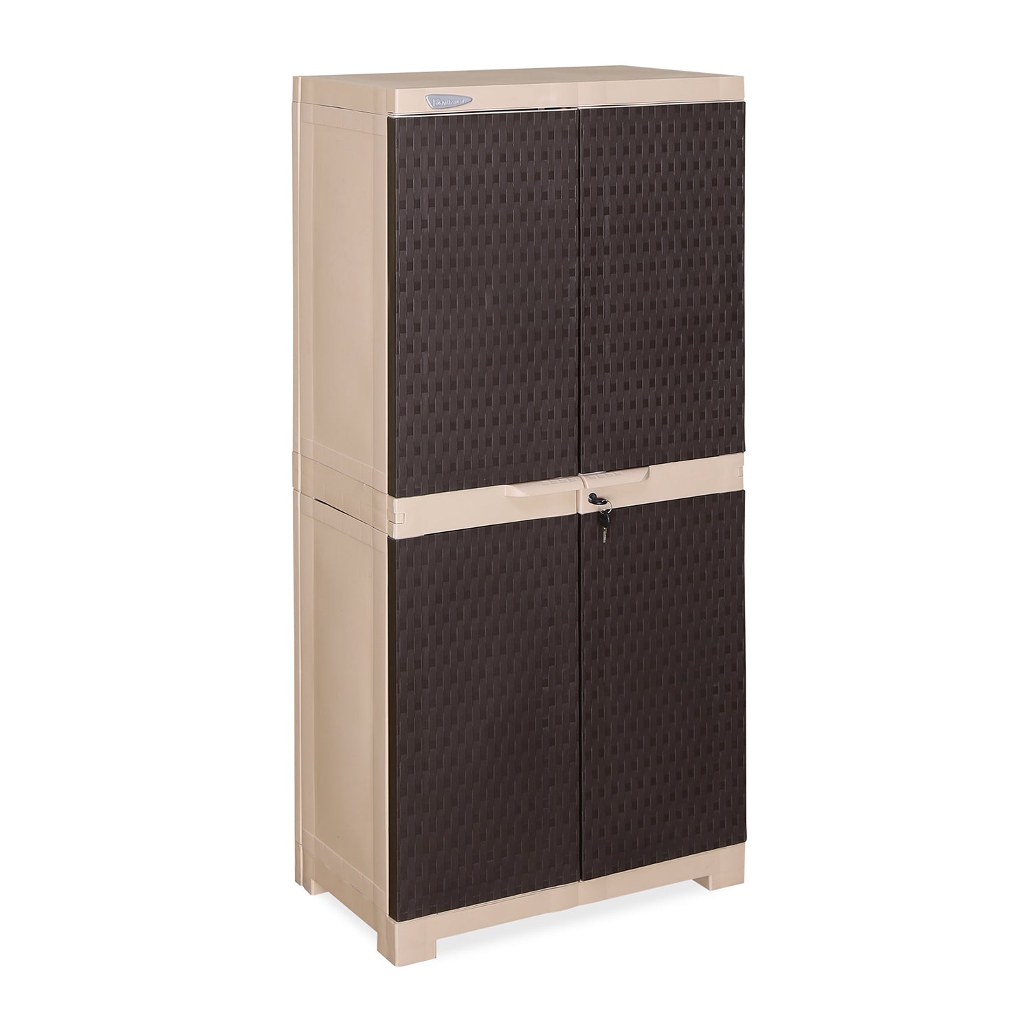 Nilkamal Freedom Mini Medium (FMM) Cabinet (Weather Brown / Biscuit)