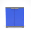 Nilkamal Freedom Mini Small (FMS) Plastic Storage Cabinet (Deep Blue / Grey)