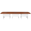 Nilkamal Forum 10 Seater Conference Table (Walnut / White)