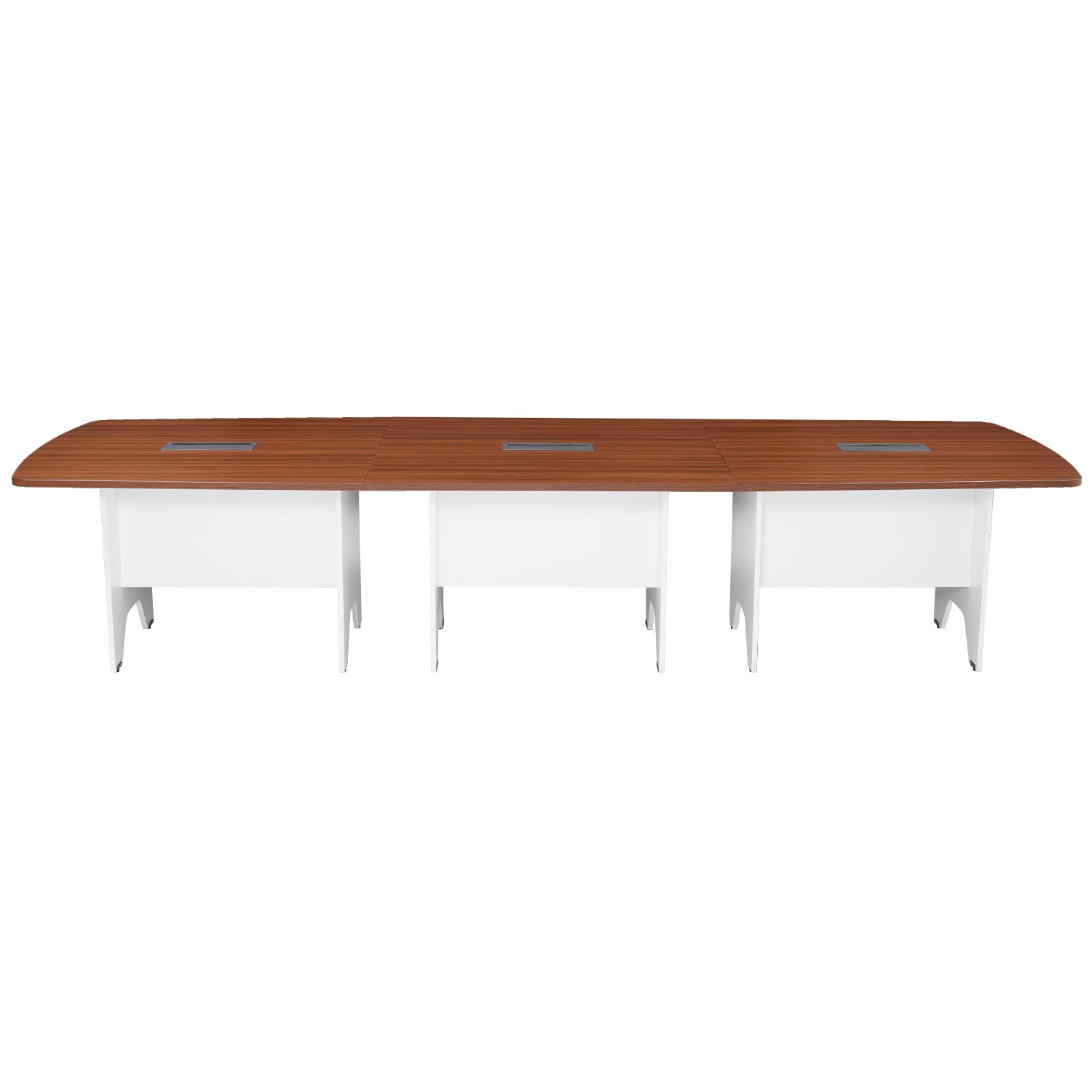 Nilkamal Forum 10 Seater Conference Table (Walnut / White)