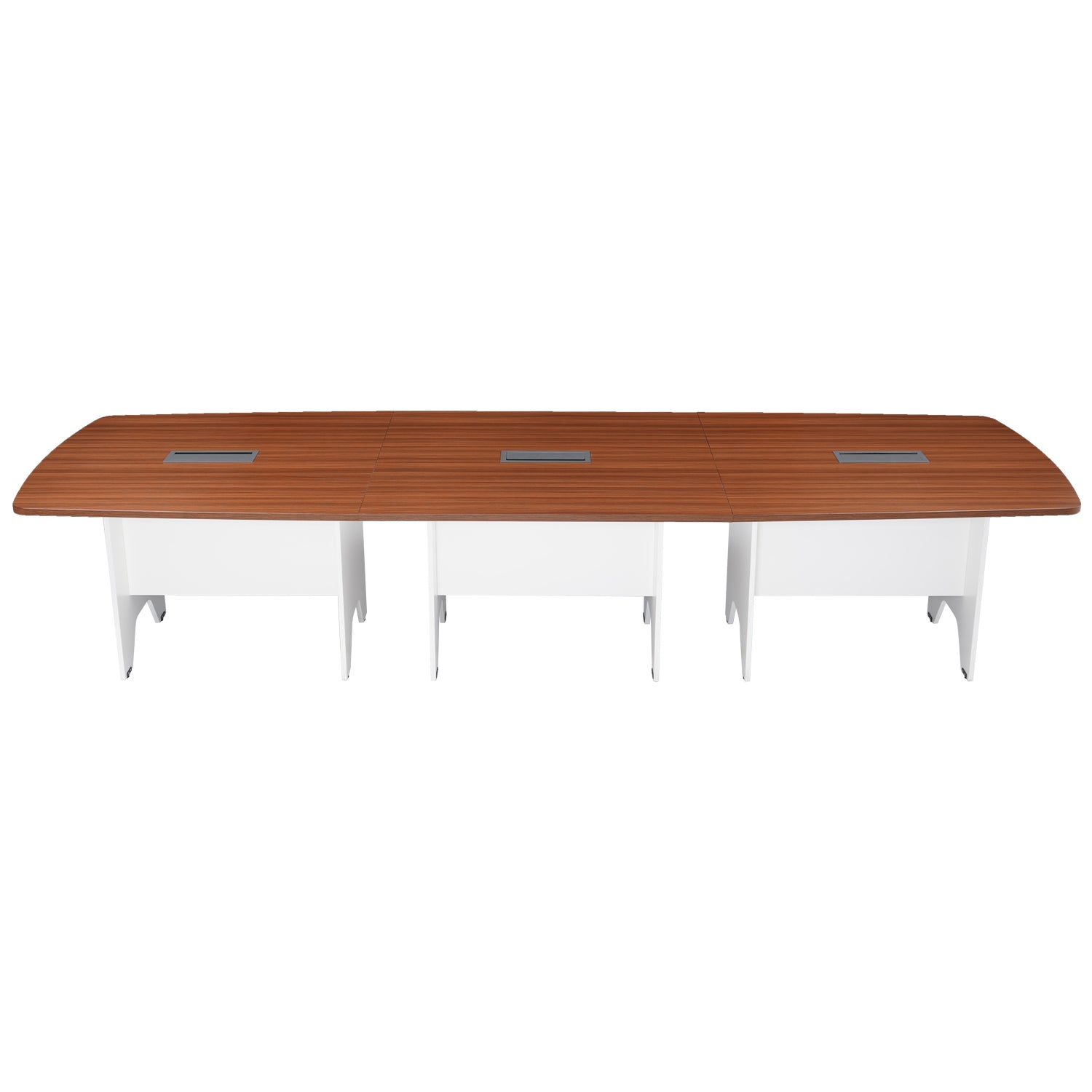 Nilkamal Forum 10 Seater Conference Table (Walnut / White)