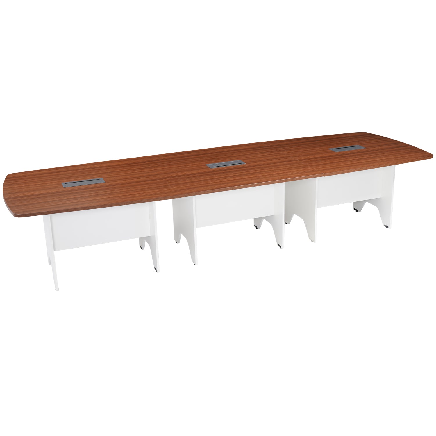 Nilkamal Forum 10 Seater Conference Table (Walnut / White)