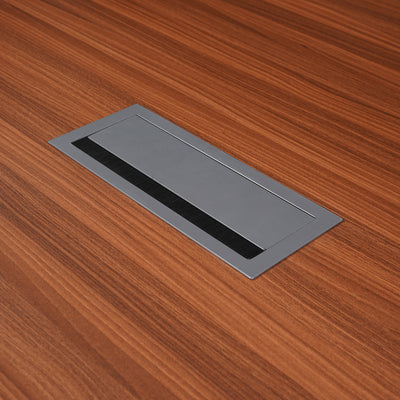 Nilkamal Forum 10 Seater Conference Table (Walnut / White)