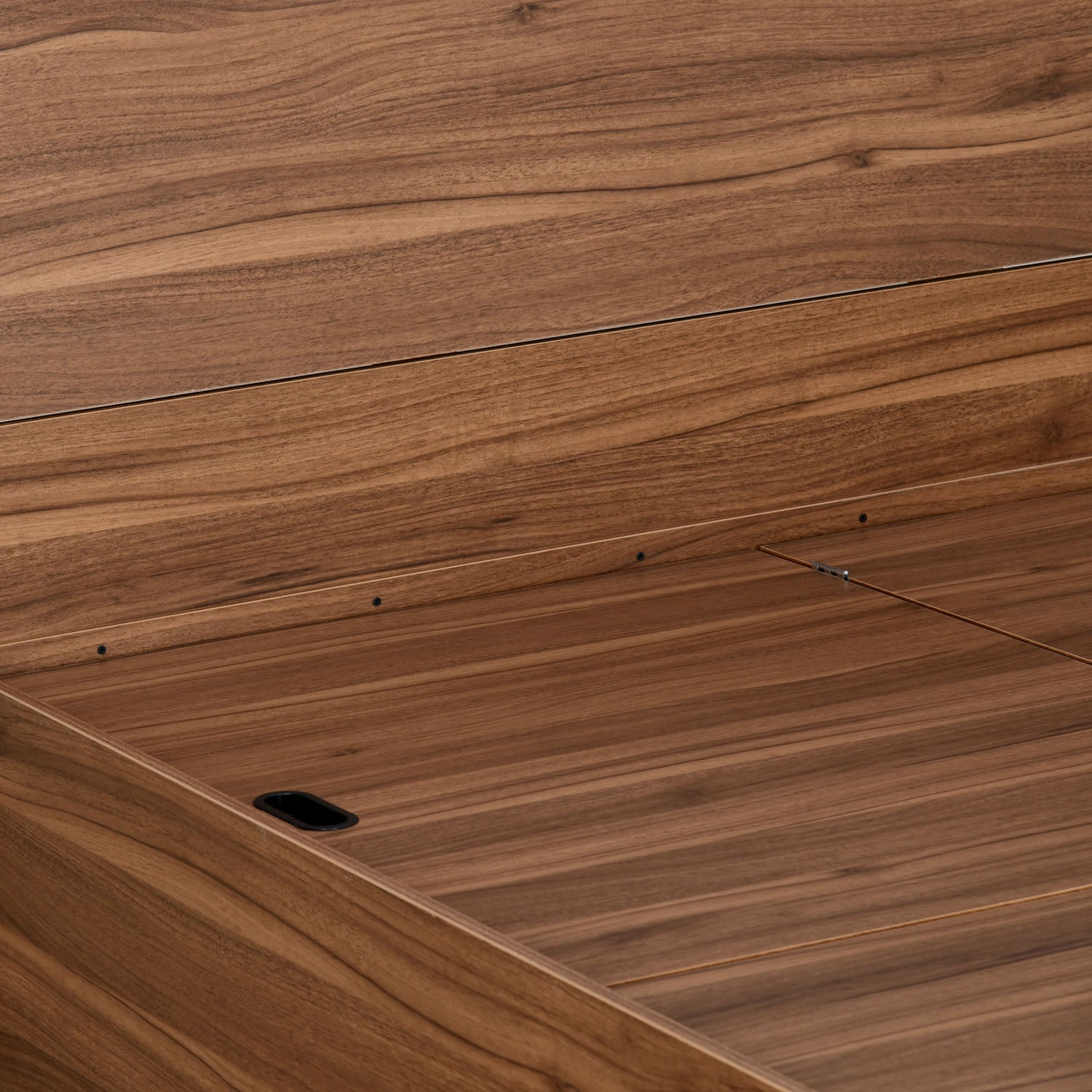 Nilkamal Fremont Engineered Wood King Box Bed (Walnut /  Wenge)