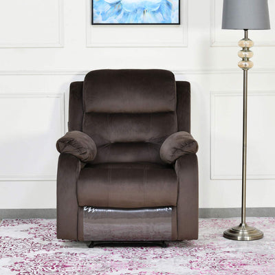 Nilkamal Freya 1 Seater Recliner Sofa (Grey)