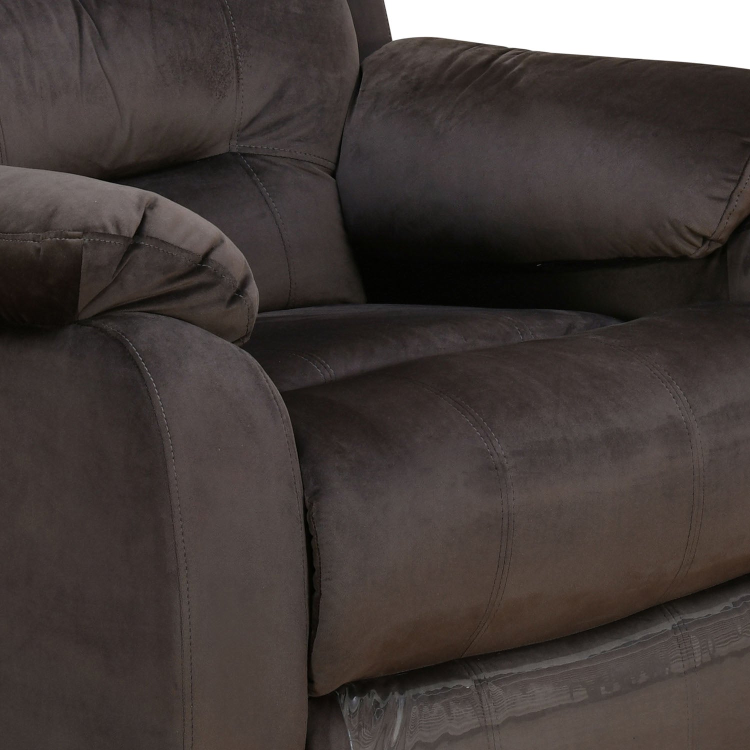 Nilkamal Freya 1 Seater Recliner Sofa (Grey)