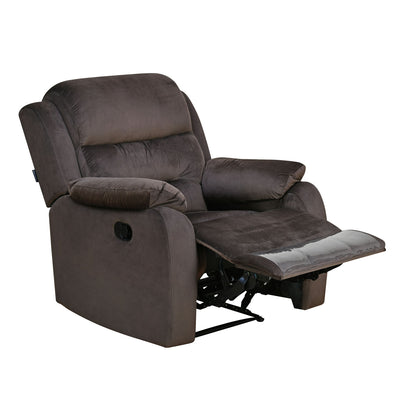 Nilkamal Freya 1 Seater Recliner Sofa (Grey)