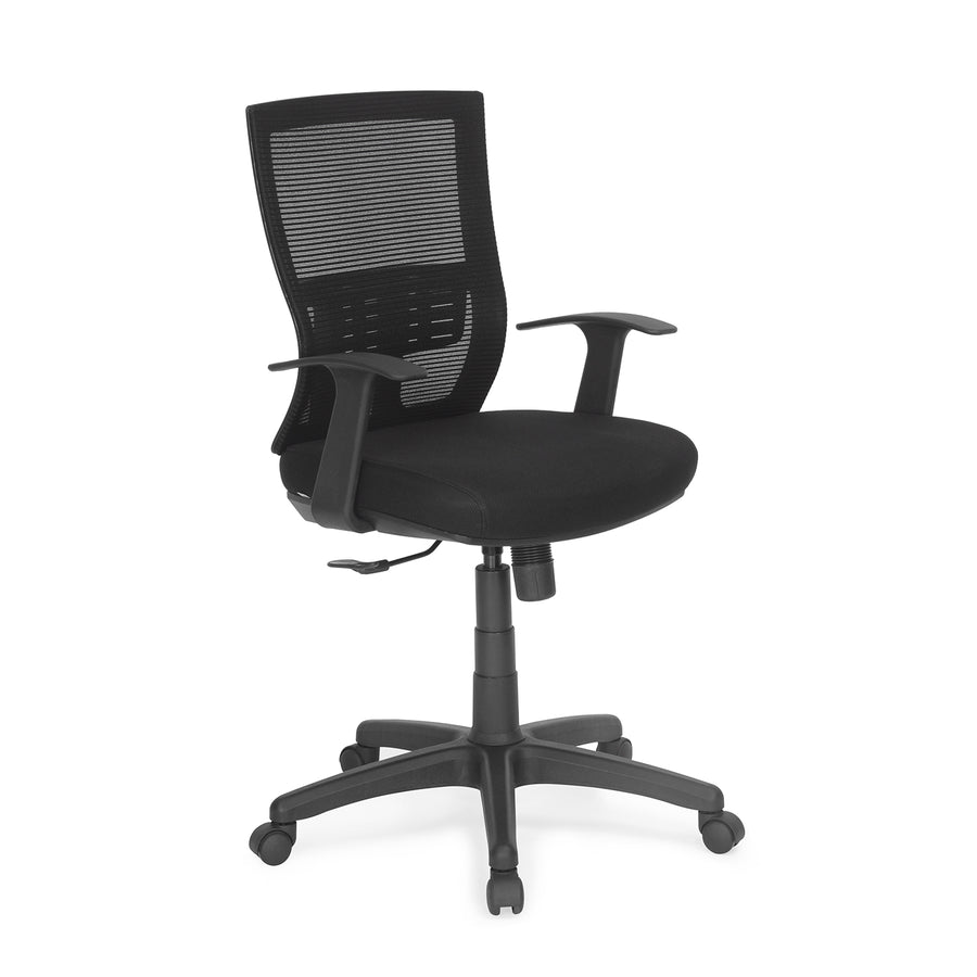 Nilkamal Fuji Mid Back Mesh Chair (Black)