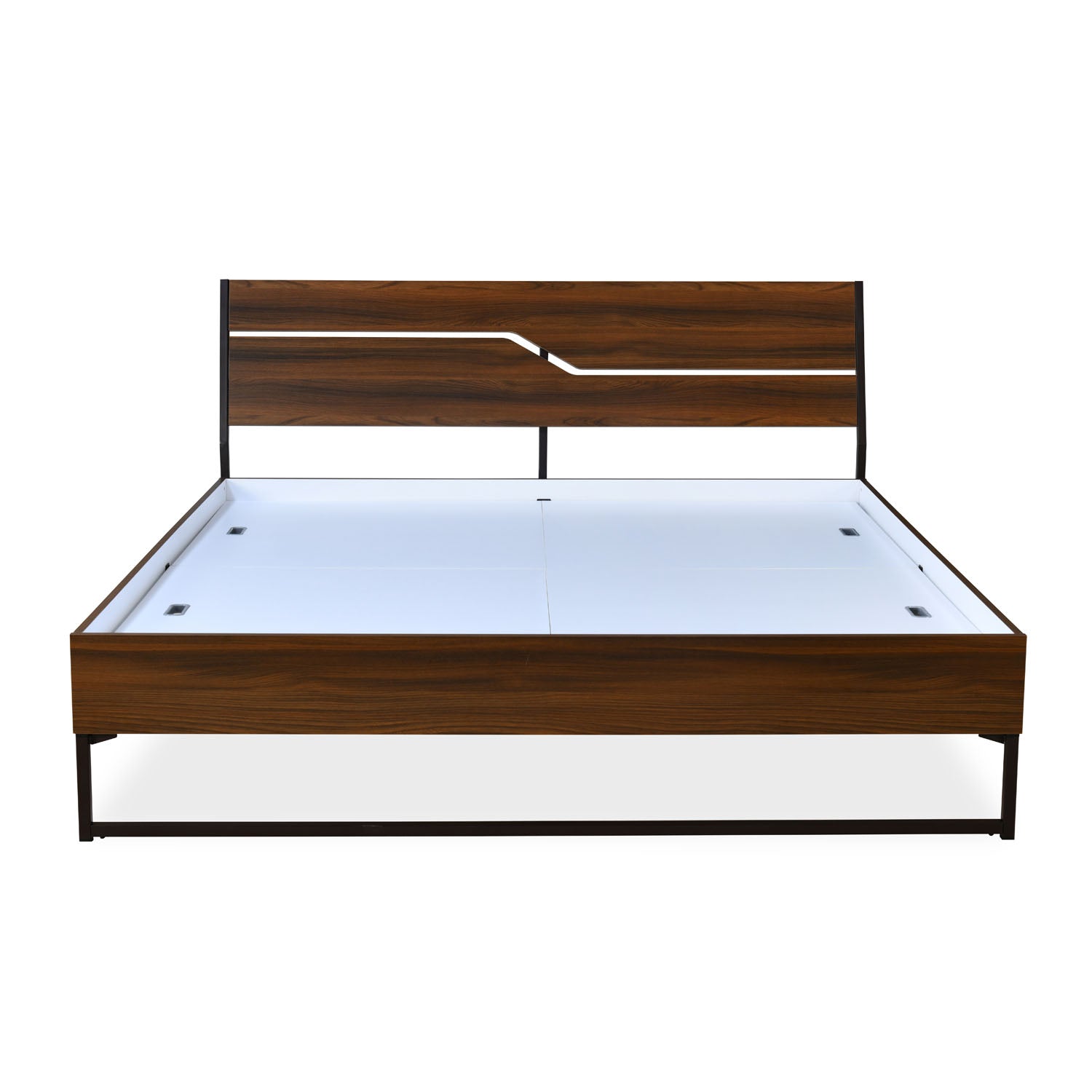 Nilkamal Fusion Queen Bed (Classic Walnut)