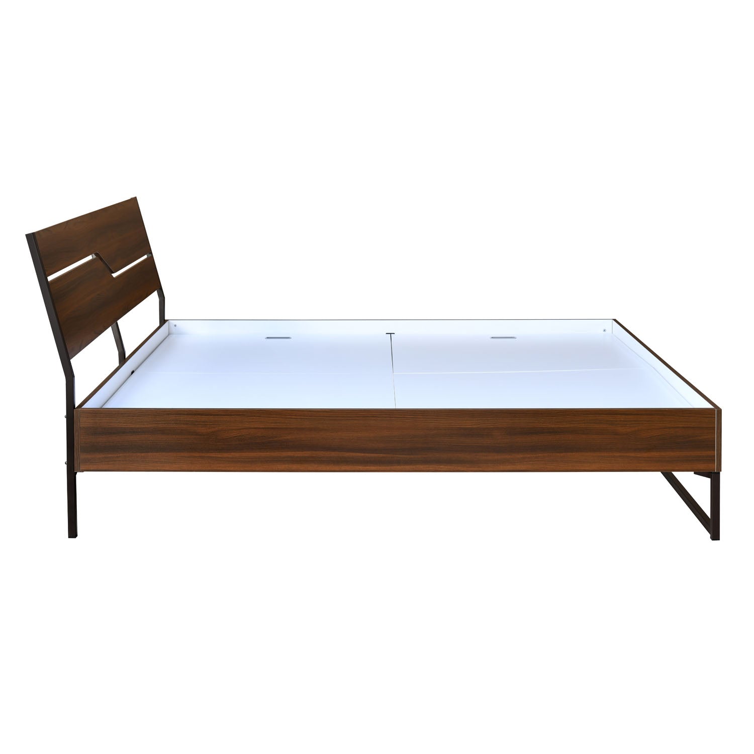 Nilkamal Fusion Queen Bed (Classic Walnut)