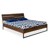Nilkamal Fusion Queen Bed (Classic Walnut)