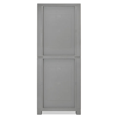 Nilkamal Freedom Big 1 (FB1M) Plastic Storage Cabinet with Mirror (Deep Blue & Grey)