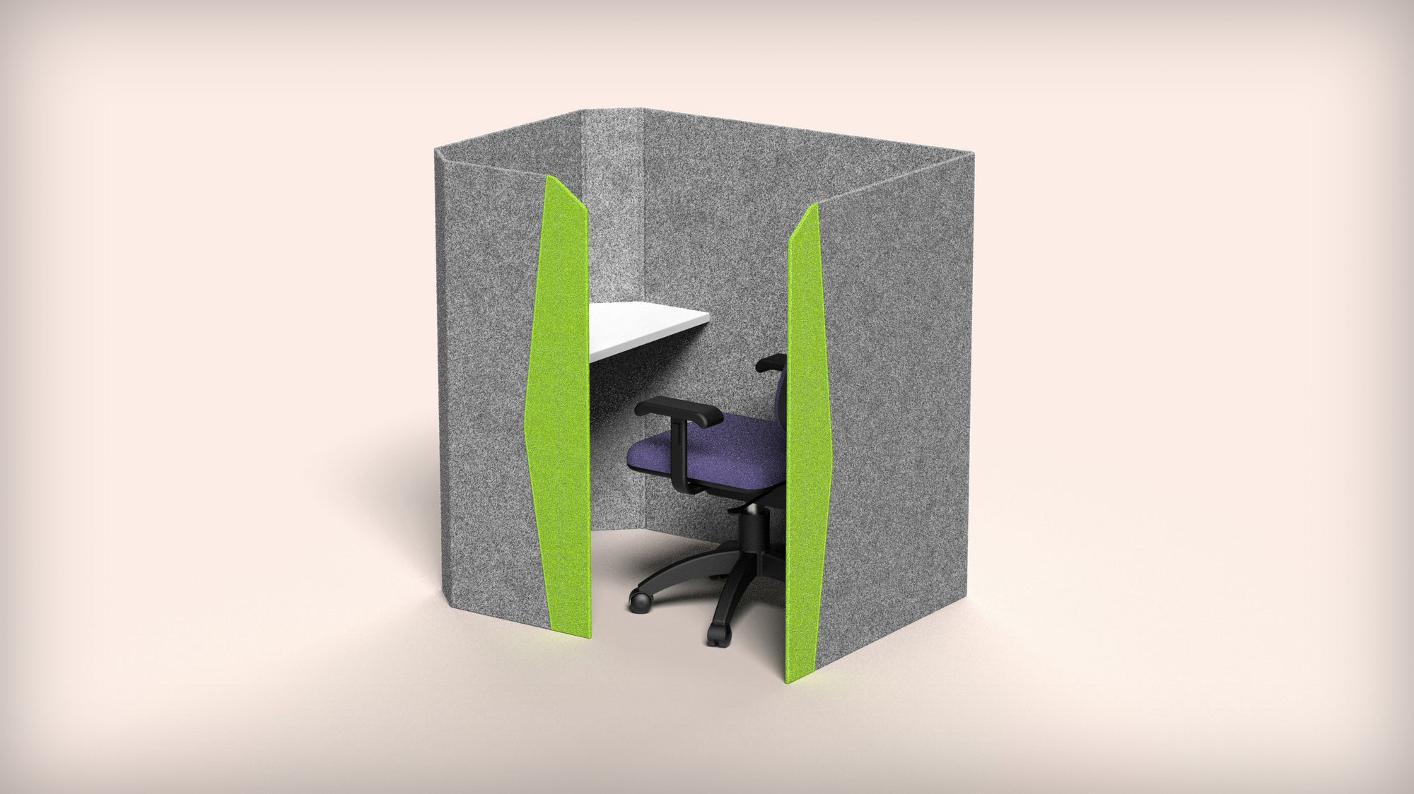 Nilkamal Workube Full (Grey / Green)