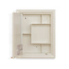 Nilkamal Gem Plastic Cabinet with Mirror (Ivory)