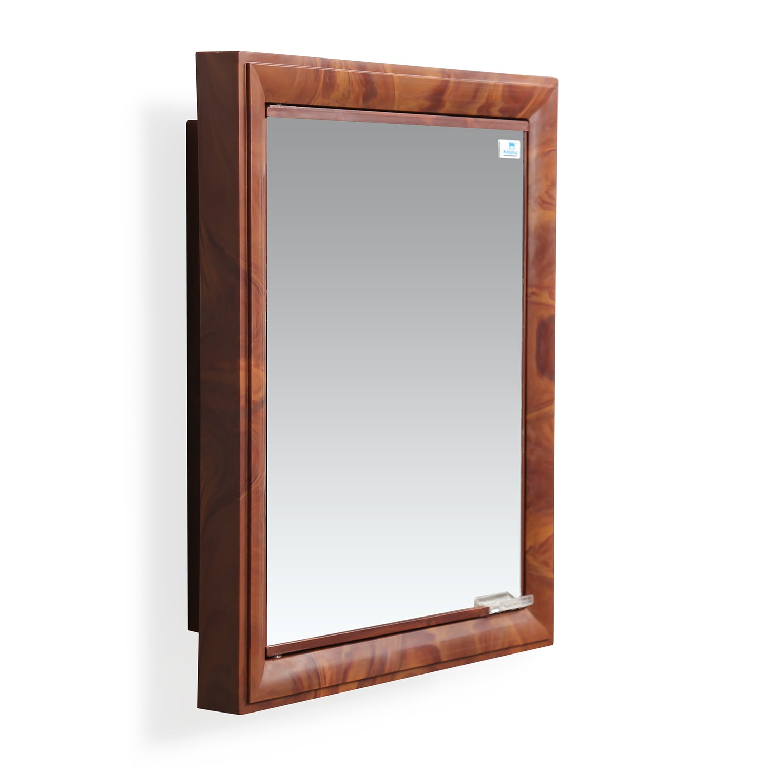 Nilkamal Gem Plastic Cabinet with Mirror (Mango Wood)