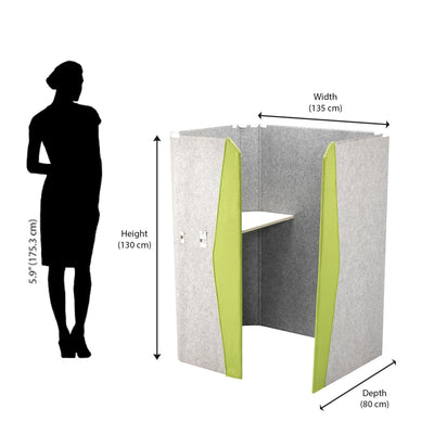 Nilkamal Workube Full (Grey / Green)