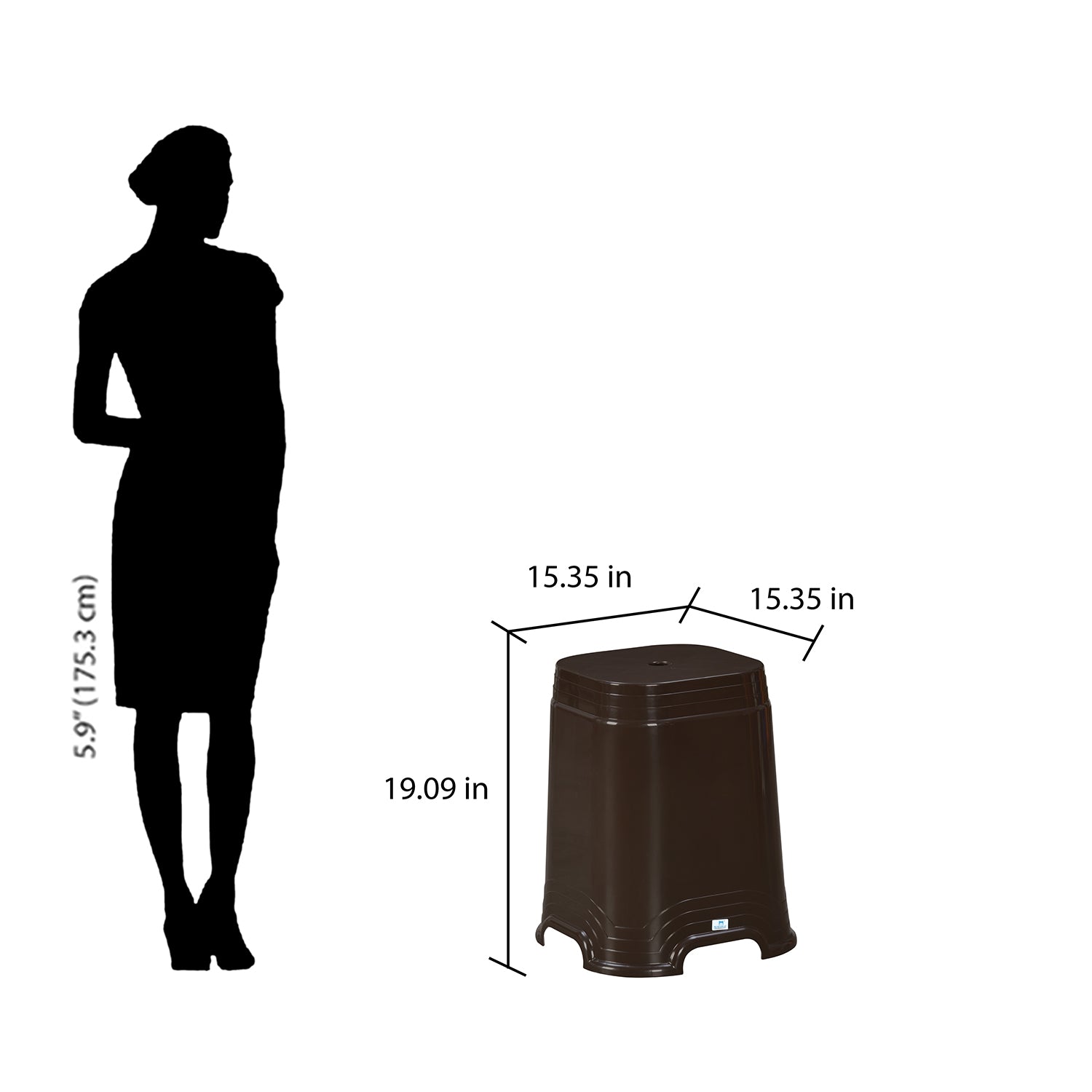 Nilkamal GOGO STL32 Plastic Stool