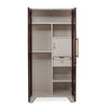 Nilkamal Grace Home Mirror Storage (Brown / Ivory)