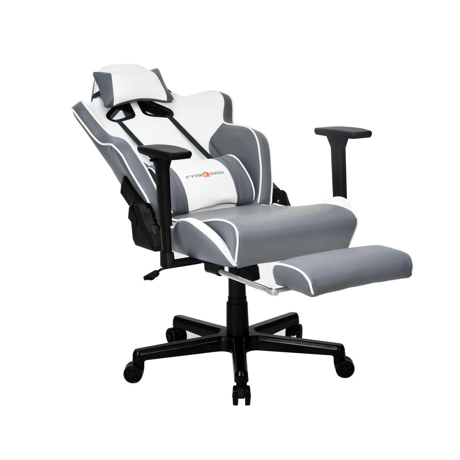 Nilkamal Fyrebird Greta Gaming Chair (Grey / White)