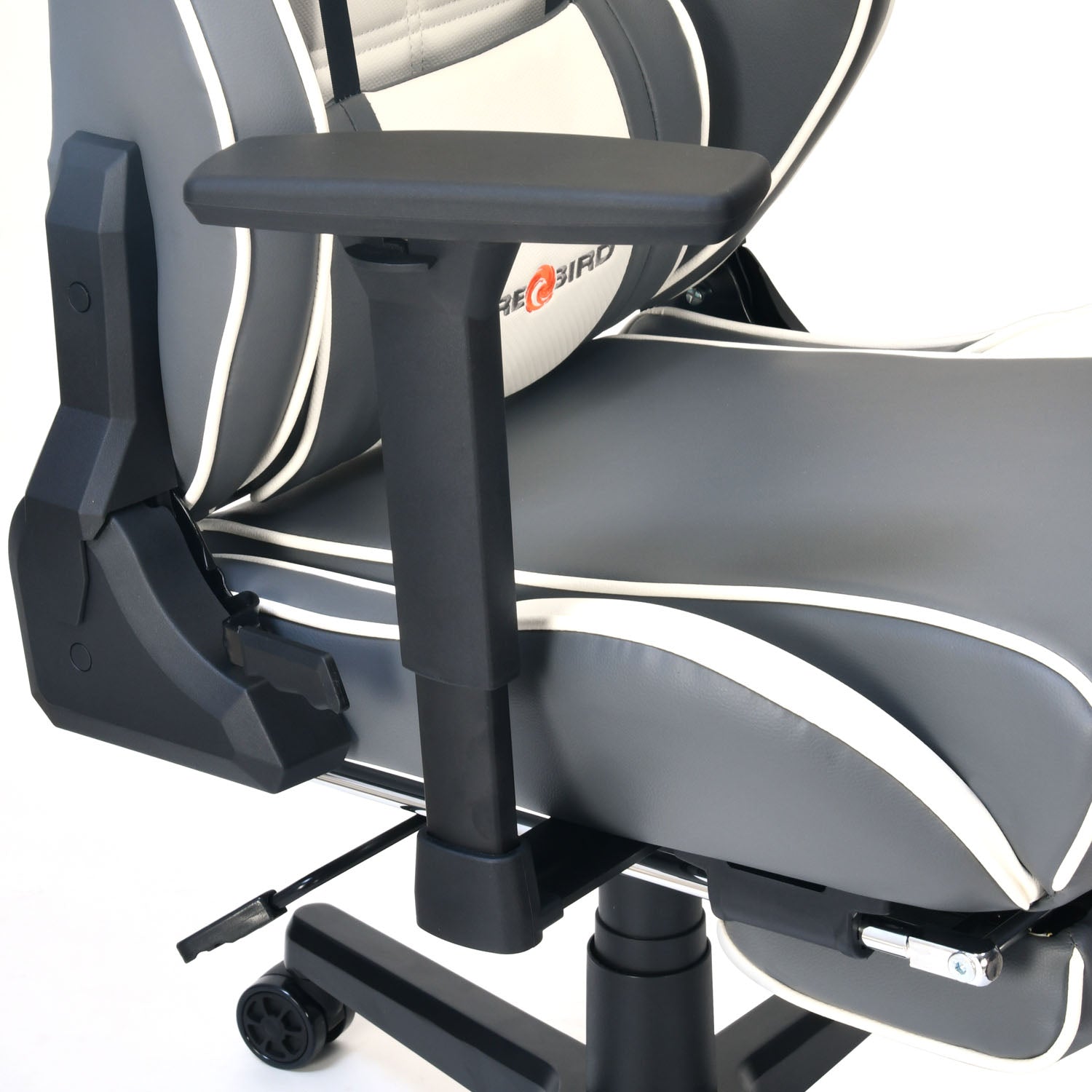 Nilkamal Fyrebird Greta Gaming Chair (Grey / White)