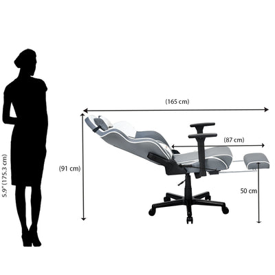 Nilkamal Fyrebird Greta Gaming Chair (Grey / White)