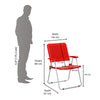 Nilkamal Guest Plastic Folding Chair