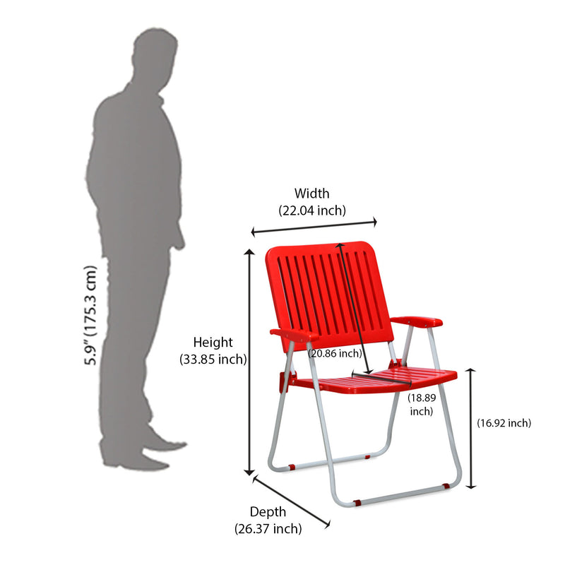 Nilkamal Guest Plastic Folding Chair