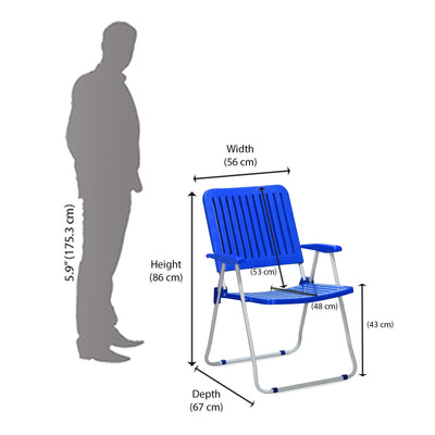 Nilkamal Guest Plastic Folding Chair